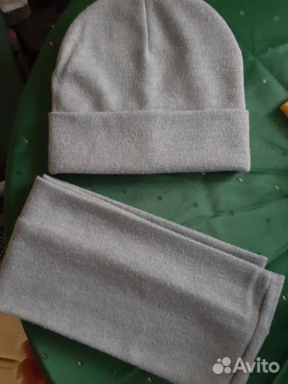 Комплект шапка и снуд
