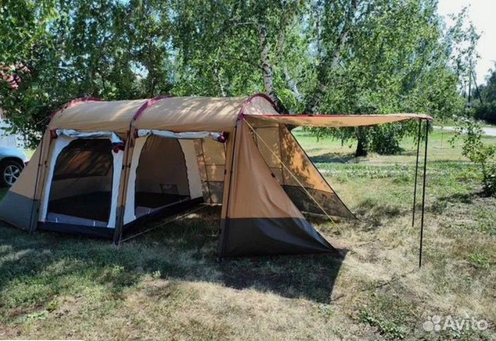 Палатка 4-х местная с большим тамбуром-кухней