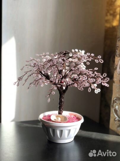 Деревья из бисера