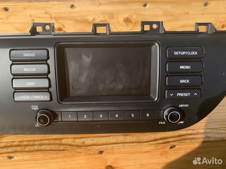 Штатная магнитола для kia rio x line
