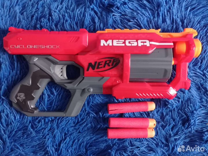 Игрушечное оружие Nerf mega Циклон-шок