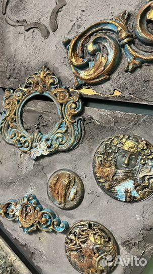 Часы настенные дизайнерские.Ручная работа