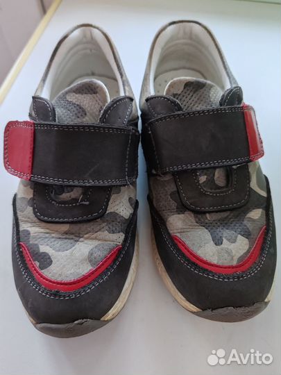 Кроссовки натуральная кожа детские