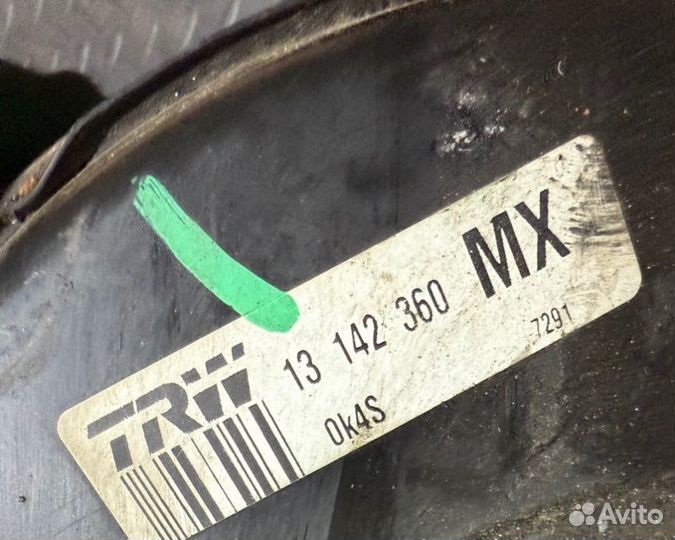 Вакуумный усилитель тормозов Opel Astra 2006