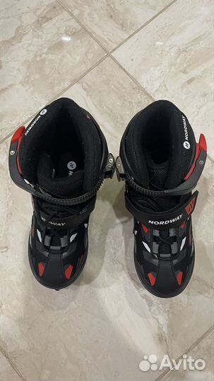 Коньки ледовые детские раздвижные