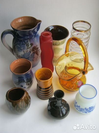 Вазы: стекло и керамика из СССР (список)