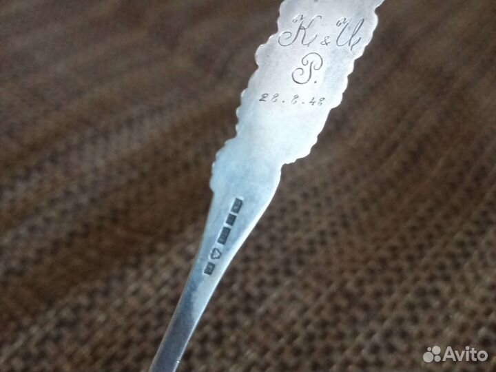 Серебряная лопатка для торта