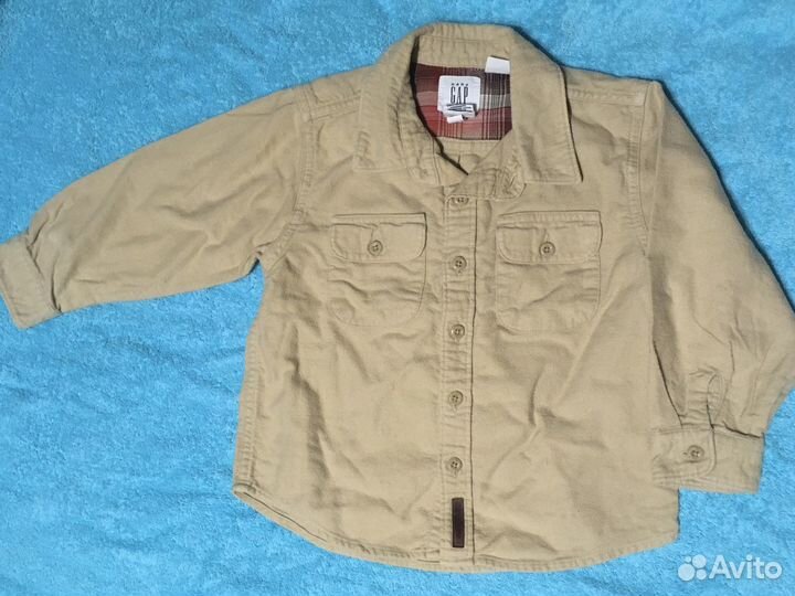 Рубашка Gap тёплая на 3 года