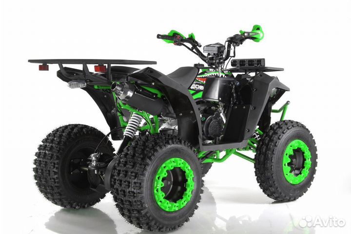 Квадроцикл Wels ATV thunder EVO X 200 бело-зеленый