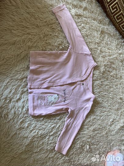 Шапочка для девочки и кофточка