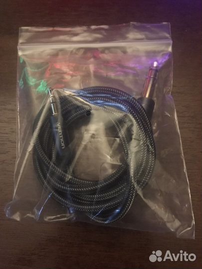 Кабель AUX 6.3мм/3.5мм