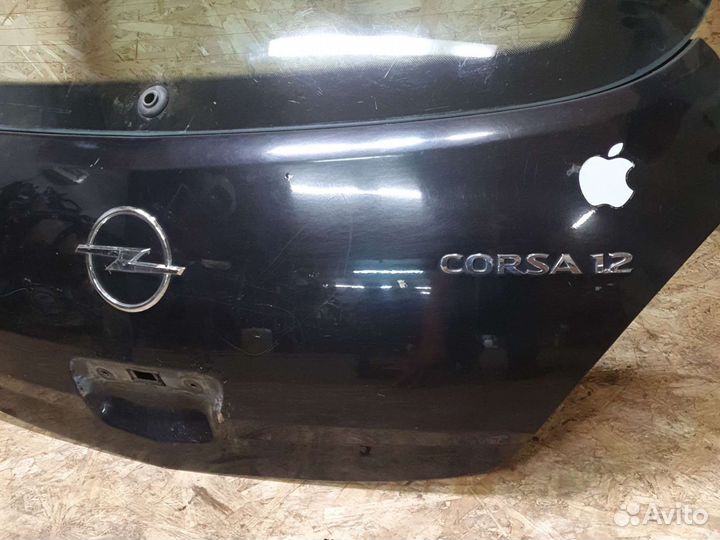 Дверь багажника со стеклом opel corsa D