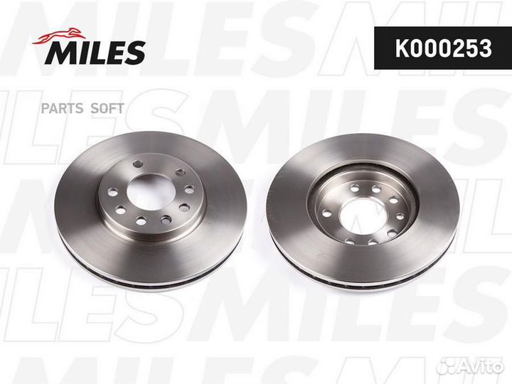 Miles K000253 Диск тормозной opel astra G/H 98-09