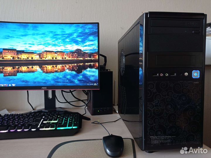 Системный блок Core 2 Duo E7500/4gb/250gb