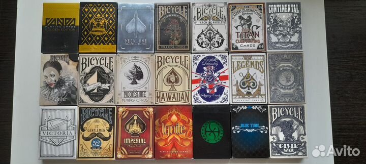 Карты, дизайнерские, Bicycle и др