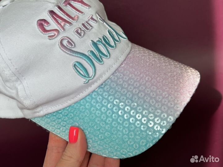 Кепка бейсболка детская женская белая