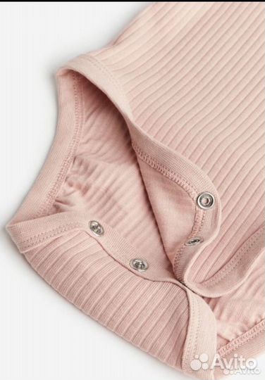 Боди для девочки hm в рубчик 62 80 92