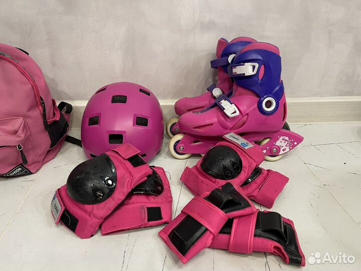 Детские ролики с защитой