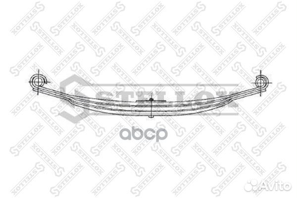 Рессоры подвески многол.stellox 84-55662-SX St
