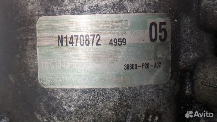 Компрессор кондиционера Honda Civic, 1999