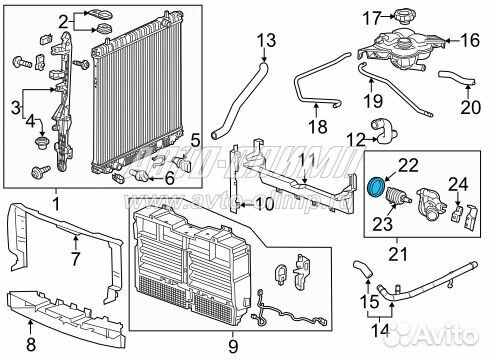 Прокладка корпуса термостата охлаждающей жидкости