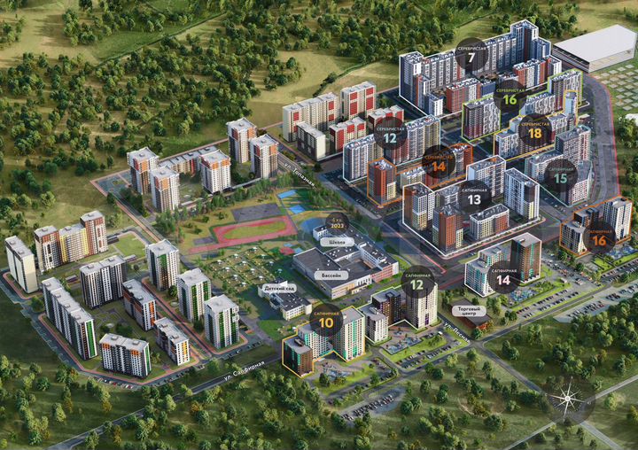 3-к. квартира, 76,7 м², 3/22 эт.