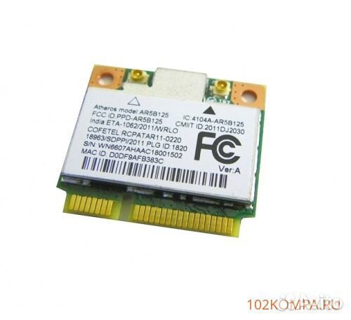 Модуль Wi-Fi для нетбука asus Eee PC X101, X101C