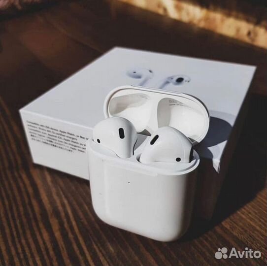 AirPods 2 оригинального качества+чехол в подарок