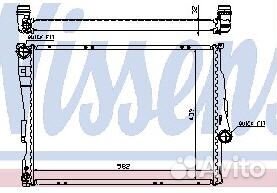 Радиатор охлаждения BMW E46