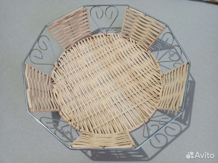 Хлебница/фруктовница плетеная