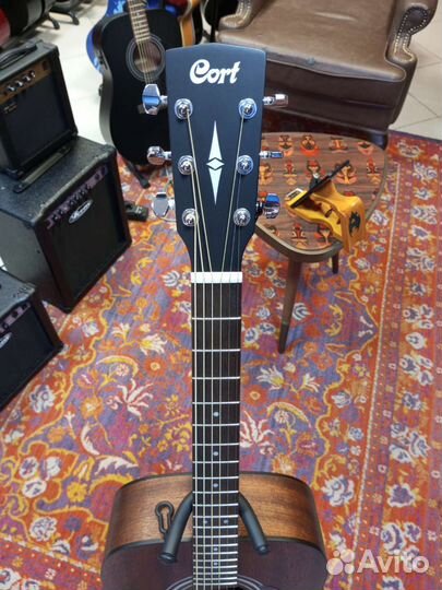 Гитара Cort Earth60m массив красного дерева