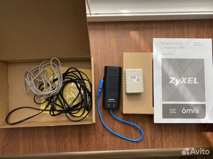 Adsl модем zyxel p-630s ee