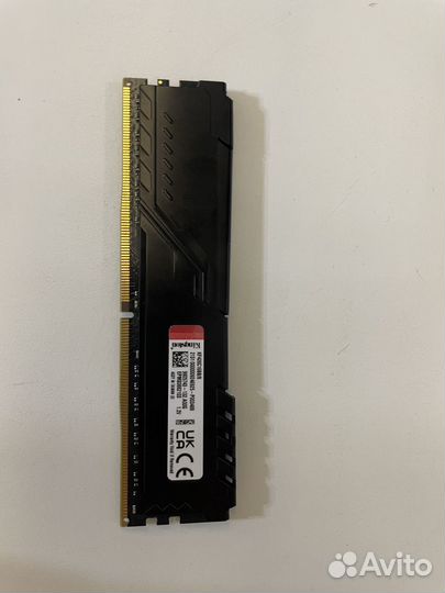 Оперативная память ddr4 hyperx fury beast 8gb