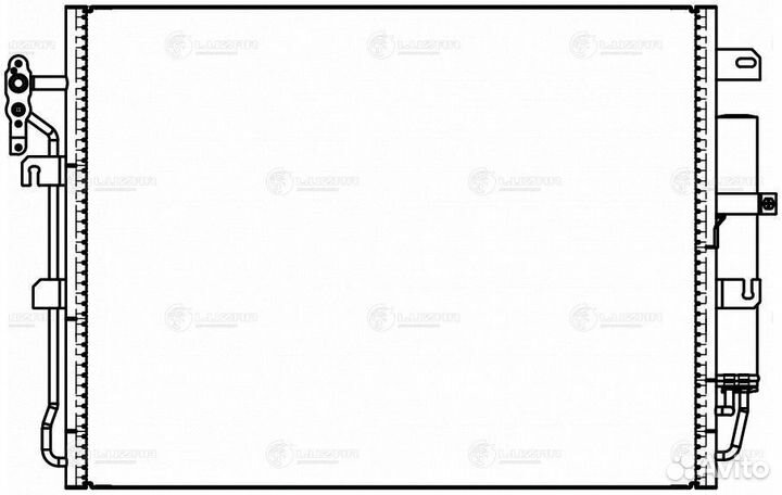 Радиатор кондиционера Рейндж Ровер Спорт 05