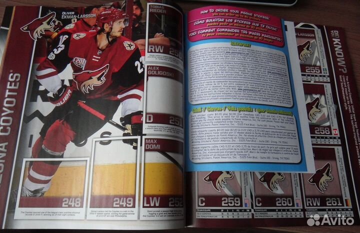 Новый альбом Panini NHL нхл Hockey 2017 - 2018