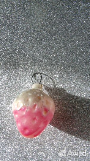 Старинные стеклянные ёлочные игрушки. Цена за все