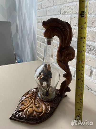 Ручная работа пират в бутылке