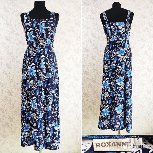 Платье винтажное на пуговицах