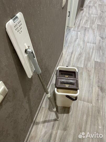 Швабра с ведром для отжима