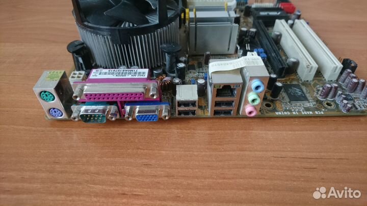 Материнская плата Asus P5GZ-MX с процессором+RAM