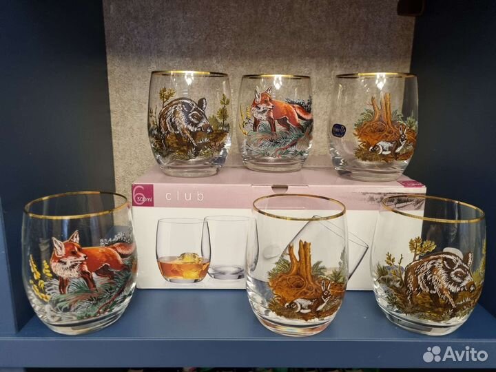 Стаканы Богемия серия Охота для виски