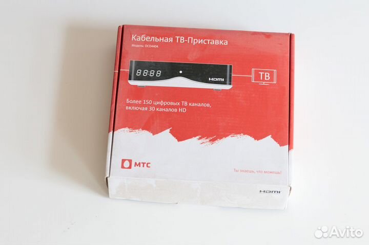МТС кабельная тв приставка DCD4404