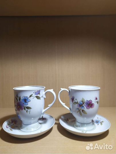 Большие чайные пары Дулево