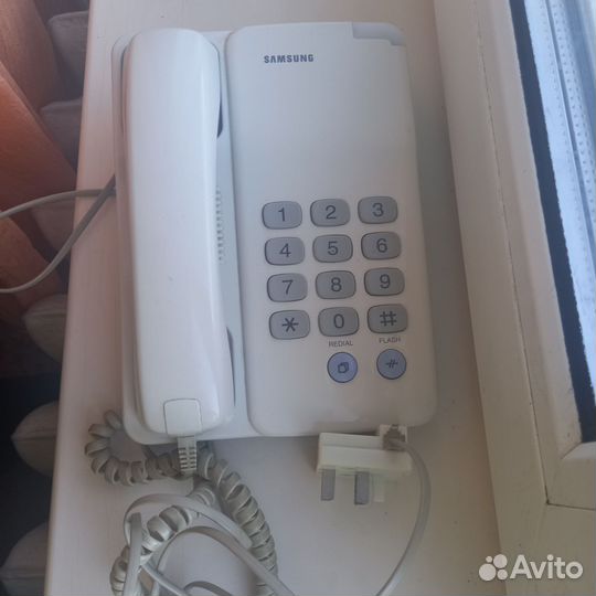 Проводной стационарный телефон samsung