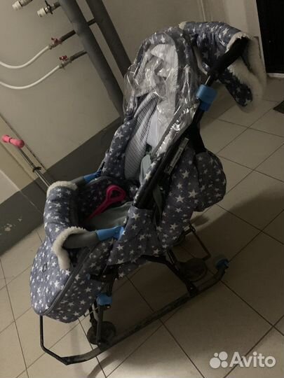 Коляска санки