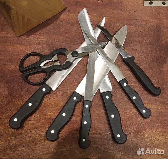 Набор кухонных ножей (нерж)