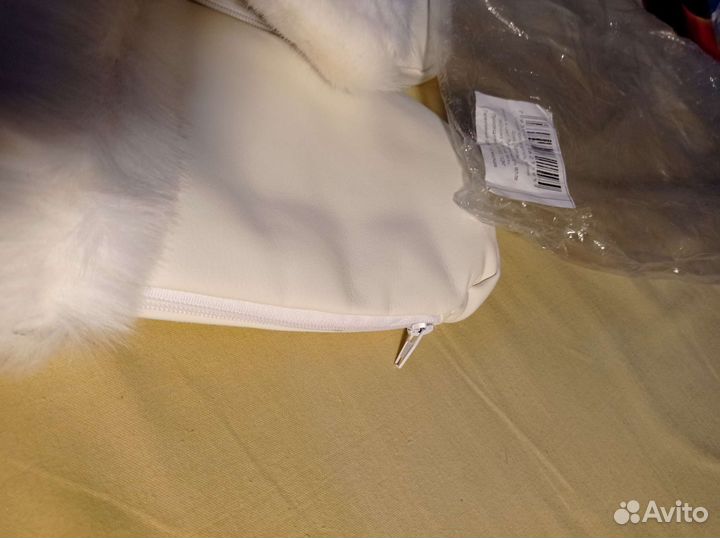 Новые Муфты варежки для коляски Кожа Песец