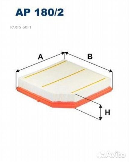 Filtron AP180/2 Фильтр воздушный volvo XC40