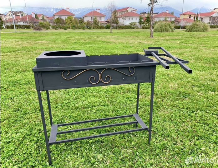 Мангал разборный с подказанником
