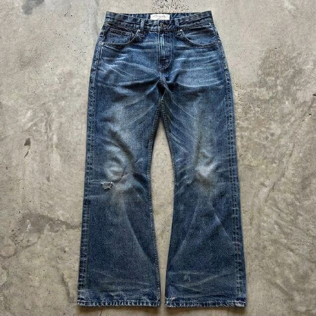 Джинсы bootcut archive синие